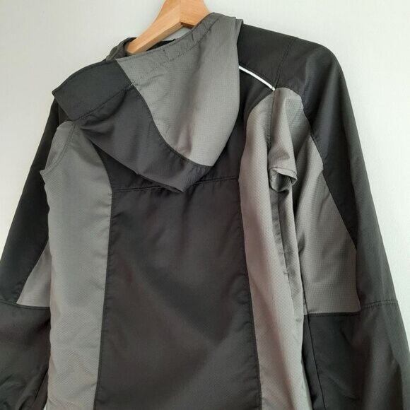 COLUMBIA | Omni-Shield Windbreaker Hoodie Jacket Kids Black & Gray Kids Youth M - Picture 10 of 15